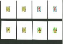 Stamp of Colonies françaises » Colonies Francaise Collections et Lots (Après Indépendance) Côte d'Ivoire  (1983) : Y&V n°675A/C**, 4 séries Epreuves