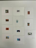 Stamp of Colonies françaises » Nouvelle-Calédonie Nouvelle-Calédonie bel ensemble de plus de 200 épreuves