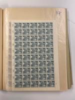 Stamp of Switzerland / Schweiz » Sammlungen 1918-1955, Sammlung von Bögen der Dienst- und Ämtermarken, ab Industrieller Kriegswirtschaft