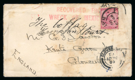 Stamp of South Africa » Natal 1900 SS MEXICAN wreck cover Natal Great Britain