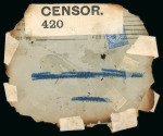 Stamp of Great Britain » Postal History » Crash and Wreck Mail 1916 cover Great Britain Sweden SS Newton fire on board
