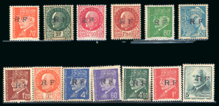 Stamp of France » Libération Pernay (Indre et Loire): type Mercure & Pétain, Mayer