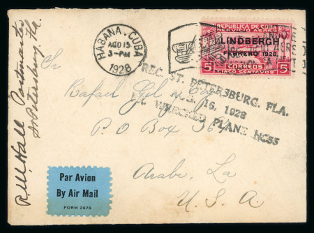 Stamp of Thematics » Crash & Wreck Mail 1928 aircraft crash Cuba United States PANAM General Machado