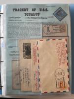 Stamp of Thematics » Crash & Wreck Mail 1937-39 United States Exhibition Collection on the tragedy of USS Squalus on 17 pages