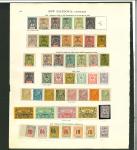 Stamp of Large Lots and Collections French Colonies - New Caledonia: 1860-1935 with a useful