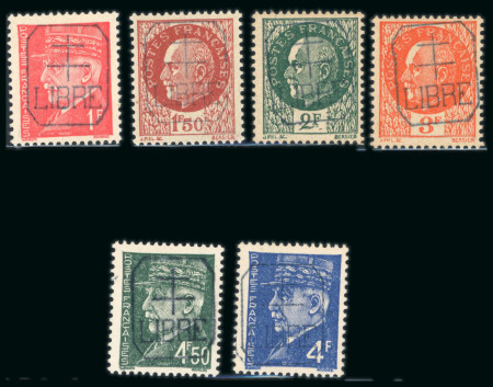 Stamp of France » Libération Measnes (Creuse): type Pétain, série Mayer n°1/6 *,