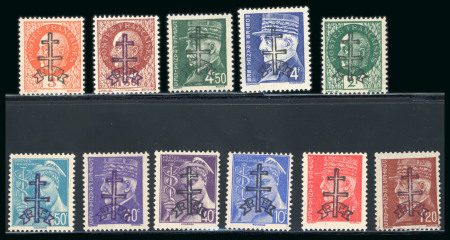 Stamp of France » Libération Morlaix (Finistère): Types Mercure, Pétain, série Mayer