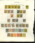Stamp of Large Lots and Collections French Colonies - Martinique: 1886-1937 with a fine group of 1886-91 surcharges