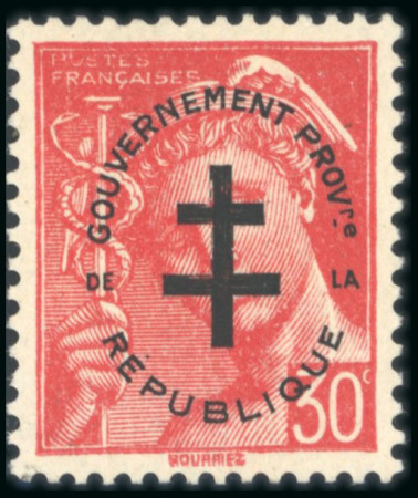 Stamp of France » Libération Paris (Gouvernement Provisoire): Type Mercure, Mayer