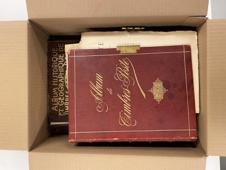 Stamp of Large Lots and Collections All World: 1840-1950, Two world collections.