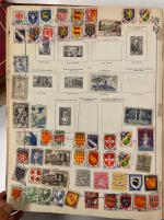 Stamp of Large Lots and Collections All World: 1840-1950, Two world collections.