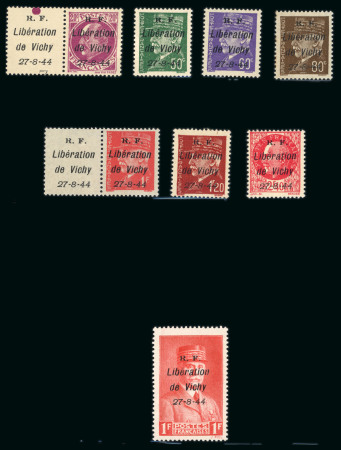 Stamp of France » Libération Vichy (Allier): Type Pétain, Mayer n°1-4-5-9-10-11-14-19