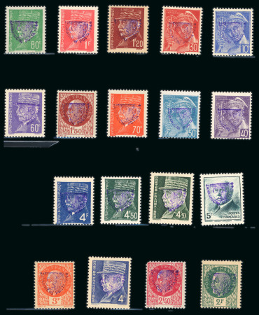 Stamp of France » Libération Vire (Calvados): Types Mercure, Pétain, série Mayer