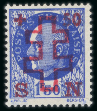 Stamp of France » Libération Auxerre (Yonne): Type Pétain, Mayer n°11 **, cote 300€,