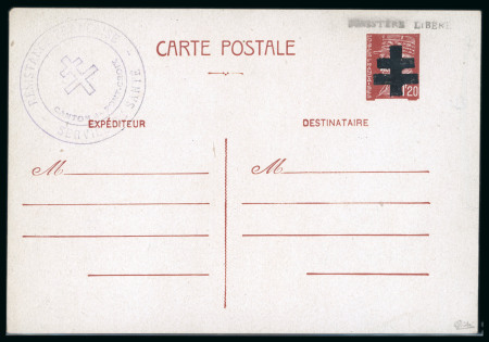 Stamp of France » Libération Audierne (Finistère): Type Pétain sur carte postale