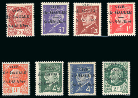 Stamp of France » Libération Saint Die (Vosges): Type Pétain, série Mayer n°1/8