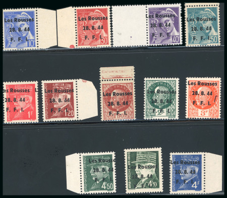 Stamp of France » Libération Les Rousses (Jura): Types Mercure, Pétain, série Mayer