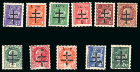 Stamp of France » Libération Aigurande (Indre): Type Pétain, série Mayer n°1/11