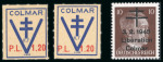 Stamp of France » Libération Colmar (haut Rhin): Hitler, Mayer n° 29 **, cote 300€,