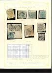 Stamp of Indian States » Kishengarh Officials: 1909-12 group of used with manuscript official overprints on an album page