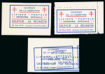 Stamp of France » Libération Saumur (Maine et Loire): Lot de vignettes (*) comprenant