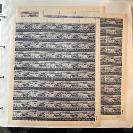 Stamp of Egypt » Collections Egypt 1953-1964, a large collection of more than 200 complete sheets and larger mint multiples, only commemorative stamps