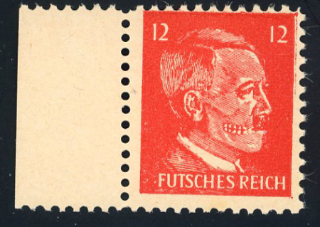 Stamp of France » Libération Faux de Propagande: Futsches Reich, bord de feuille