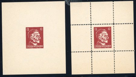 Stamp of France » Libération Faux de Propagande: Futsches Reich Mayer n° 2d** brun-rouge,