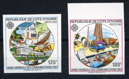 Stamp of Colonies françaises » Colonies Francaise Collections et Lots (Après Indépendance) Côte d'Ivoire, 1983, Y&T n°666A/B** - 4 séries Epreuves