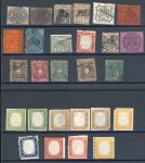 Stamp of Italy 1850-1862, nice collection mint */(*)/O, with a large