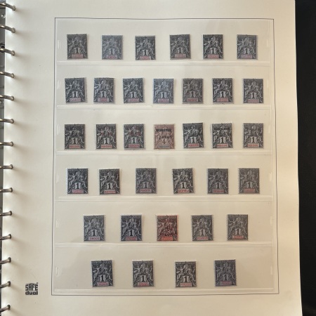 Stamp of Colonies françaises » Colonies Francaise Collections et Lots 1892-1912, superbe collection de timbres et séries