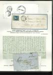 Stamp of France » Empire 1853-1862 1854-1856, Guerre de Crimée,16 plis sur pages d'exposition