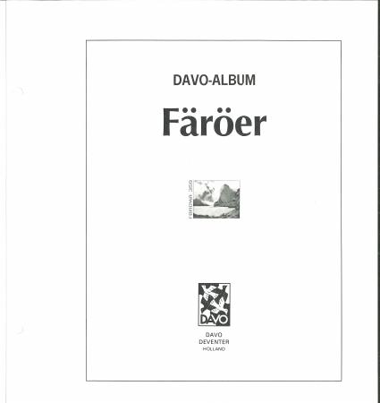 Stamp of Large Lots and Collections Faroe Islands in two Davo albums, very complete collection