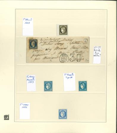 Stamp of France » Collections 1870-1899, très intéressante collection consacrée
