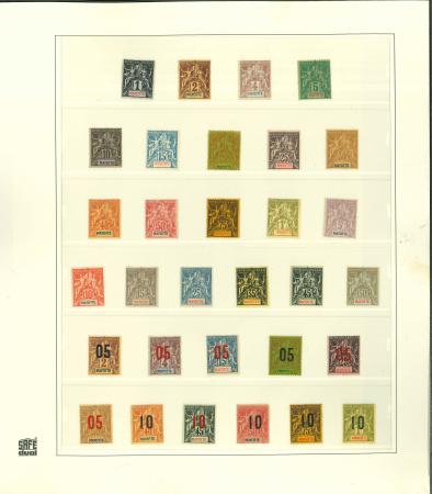 Stamp of Colonies françaises » Mayotte Mayotte YT n° 1/31 complet neufs *. TB, Cote 852€