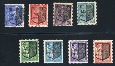 Stamp of France » Libération Metz (Moselle): Type Iris, Mercure, série Mayer n°1M/8I