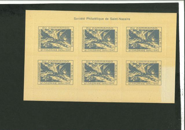 Stamp of France » Libération Saint Nazaire (Loire Atlantique): commando anglais,