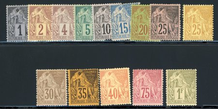 Stamp of Colonies françaises Colonies Générales: 1881, série Alphée Dubois Y&T n°