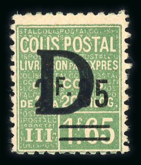 Stamp of France » Colis Postaux 1938, Livraison par exprès, Y&T n° 14 1*. Cote 950€,