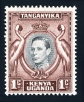 Stamp of Kenya, Uganda and Tanganyika » Kenya, Uganda and Tanganyika 1938-54 Kenya, Uganda and Tanganyika Definitives 1c errors