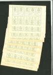 Stamp of Auction catalogues 1871 FRANCE office Lorin-Maury 5c,10c,50c 10 feuilles complete
