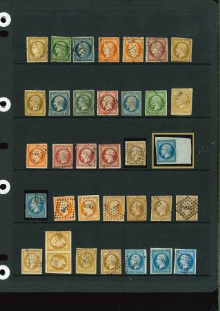 Stamp of France » Collections 1850-1860, France collection de classiques oblitérés, types Ceres,