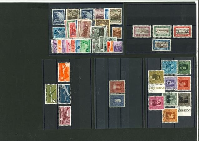 Stamp of Liechtenstein 1912-1955. Nice little good values **/*/used selection