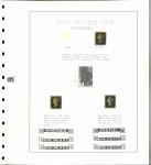 Stamp of Great Britain » 1840 1d Black and 1d Red plates 1a to 11 1840 1d black pl.1b collection on pages, 11 examples showing a re-entry, retouch, etc.