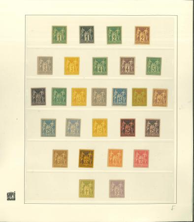 Stamp of France » Type Sage 1876-1900 1900/1910 - GRANET, Type Sage (*), Série Tirage de