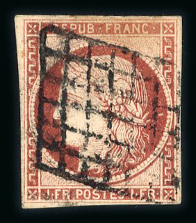 Stamp of France » Type Cérès de 1849-1850 1850, Type Cérès, Y&T n° 6B oblitéré, marges correctes.