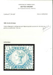 Stamp of Great Britain » Telegraphs 1876-81 3s slate blue, wmk sideways inverted, unused