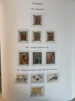 Stamp of Large Lots and Collections Liechtenstein : 1917-1994. In an album, nice used collection