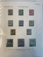 Stamp of Barbados 1912-30 collection of mint KGV material written up on pages in album