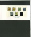 Stamp of Antigua & Barbuda 1921-29 mint collection of the KGV issues written up on pages